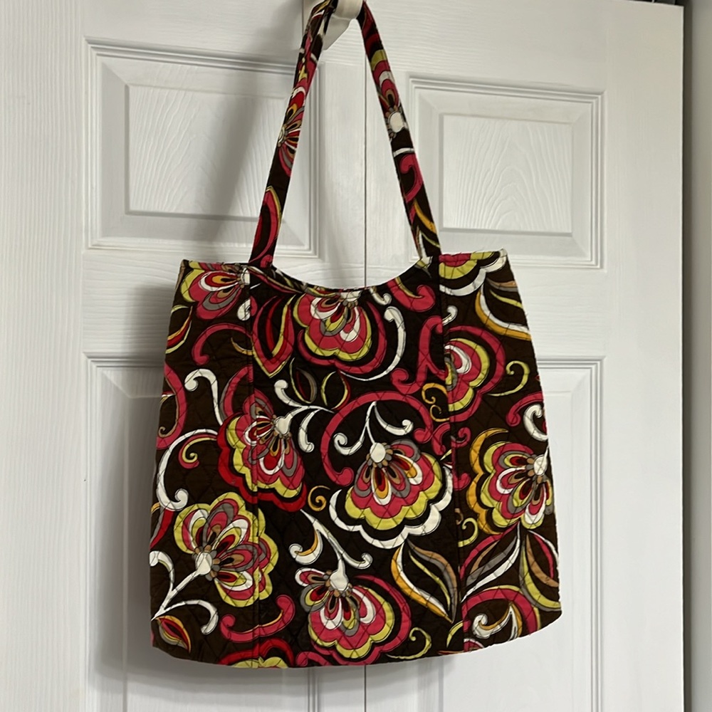Vera Bradley Puccini Retired Pattern Tote - Picture 2 of 9